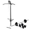 Wall-Mounted Power Tower & Barbell/Dumbbell Set - 30.5 kg