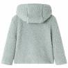 Kids' Hooded Teddy Faux Fur Jacket - Mint Green 116