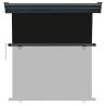 Stylish Balcony Side Awning 160x250 cm Black - HipoMarket