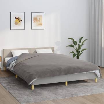 Weighted Blanket with Cover - Grey 200x220 cm | Hipomarket