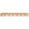 Double Bed Frame 135x190 cm - Solid Pine Wood | Hipo Market