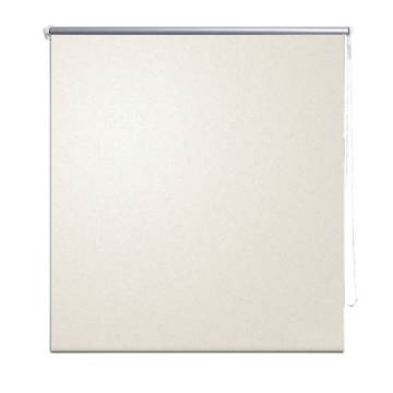 Roller Blind Blackout 100 x 230 cm Off White - Hipomarket