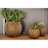 Capi 3 Piece Gold Ball Vase Set - Stylish Indoor Planters