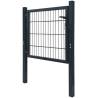 2D Fence Gate (Single) Anthracite Grey - 106 x 130 cm