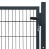 2D Fence Gate (Single) Anthracite Grey - 106 x 130 cm