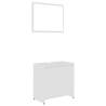 Stylish 3 Piece Bathroom Furniture Set in White