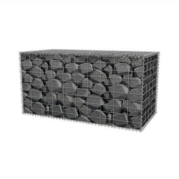 Gabion Basket Galvanised Steel 100x50x50 cm - Durable & Stylish