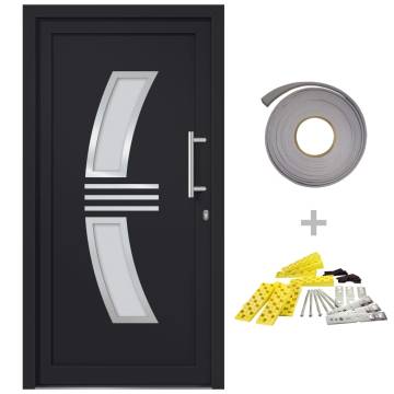 Front Door Anthracite 108x208 cm - Elegant & Secure Entry