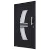 Front Door Anthracite 108x208 cm - Elegant & Secure Entry