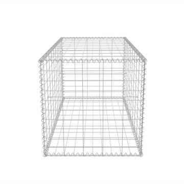 Gabion Basket Galvanised Steel 100x50x50 cm - Durable & Stylish