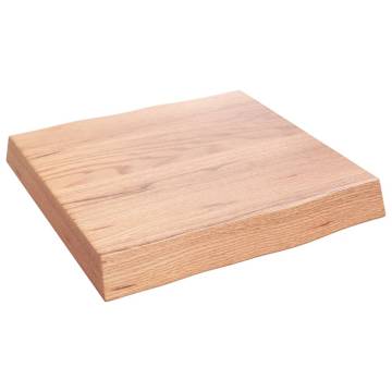 Light Brown Solid Wood Table Top - 40x40cm | Hipomarket