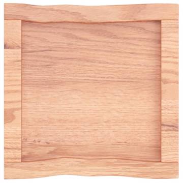 Light Brown Solid Wood Table Top - 40x40cm | Hipomarket