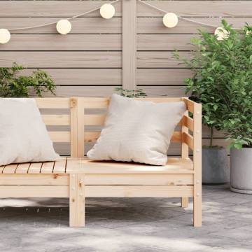 Garden Sofa Corner Solid Wood Pine | Stylish Outdoor Seating