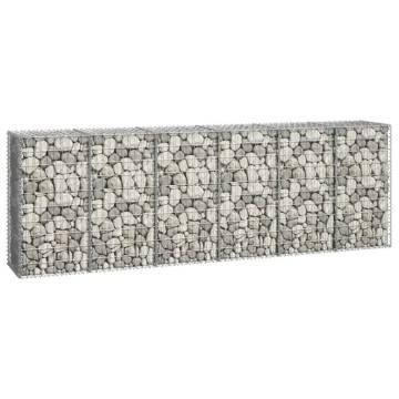 Gabion Wall with Covers - Galvanised Steel 300x50x100 cm