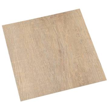 Self-Adhesive PVC Flooring Planks - 20 pcs Brown | HipoMarket