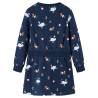 Kids' Long Sleeve Navy Dress - Size 128 | Hipomarket