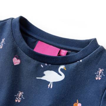 Kids' Long Sleeve Navy Dress - Size 128 | Hipomarket