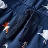 Kids' Long Sleeve Navy Dress - Size 128 | Hipomarket