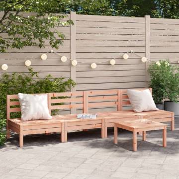 Garden Sofas Armless 4 pcs - Solid Wood Douglas | HipoMarket