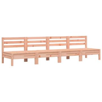 Garden Sofas Armless 4 pcs - Solid Wood Douglas | HipoMarket