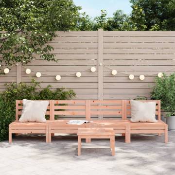 Garden Sofas Armless 4 pcs - Solid Wood Douglas | HipoMarket