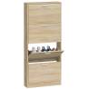 Shoe Cabinet Oak 59x17x150 cm - Stylish Storage Solution