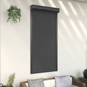 Roller Shutter Aluminium 100x210 cm - Anthracite | HipoMarket