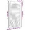 Roller Shutter Aluminium 100x210 cm - Anthracite | HipoMarket