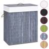 Bamboo Laundry Basket Grey 83L - Stylish & Functional Storage