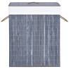 Bamboo Laundry Basket Grey 83L - Stylish & Functional Storage