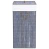 Bamboo Laundry Basket Grey 83L - Stylish & Functional Storage