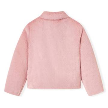 Kids' Faux Fur Coat in Pink | Warm & Stylish | Size 104