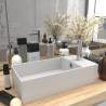 Bathroom Sink with Overflow Ceramic Matt White Colour matt white 