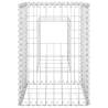 Gabion Basket Posts 2 Pcs 40x40x60 cm Iron - Durable Garden Decor