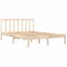 Solid Wood Pine Bed Frame 160x200 cm - Timeless Design