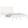 White Pine Bed Frame 140x190 cm | Modern & Sturdy Design