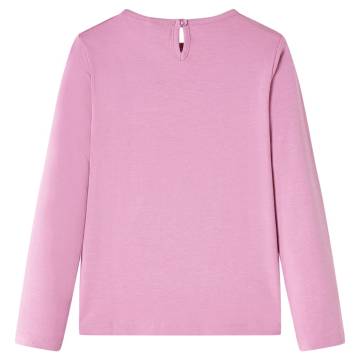 Kids' Long Sleeve T-Shirt Burnt Pink - Size 140 | HipoMarket