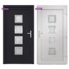 Front Door Anthracite 98x190 cm PVC - Durable & Secure Design