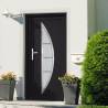 Front Door Anthracite 98x200 cm PVC Colour anthracite outside / white inside Size 98 x 200 cm Quantity in Package 1 Model left + push handle 