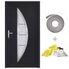 Front Door Anthracite 98x200 cm PVC - Stylish & Secure