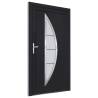 Front Door Anthracite 98x200 cm PVC - Stylish & Secure