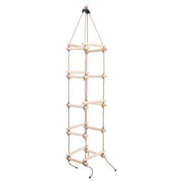 Kids Rope Ladder 200 cm Wood - Fun & Safe Climbing for Kids