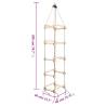 Kids Rope Ladder 200 cm Wood - Fun & Safe Climbing for Kids