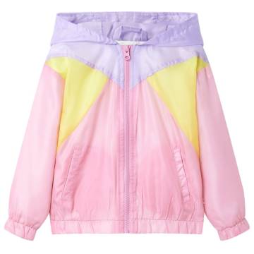 Kids' Hooded Jacket with Zip - Multicolour 140 | HipoMarket