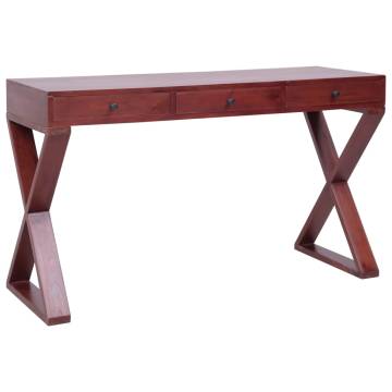 Solid Mahogany Computer Desk - Brown | Hipo Market