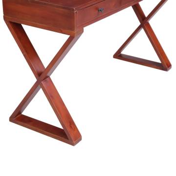 Solid Mahogany Computer Desk - Brown | Hipo Market