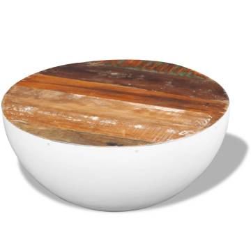 Bowl Shaped Coffee Table - Solid Reclaimed Wood | HipoMarket