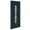 Front Door Anthracite 88x200 cm PVC - Secure & Stylish