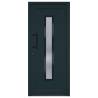 Front Door Anthracite 88x200 cm PVC - Secure & Stylish