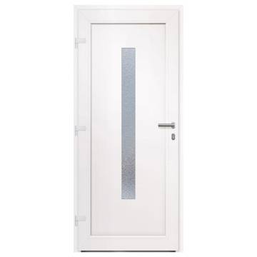 Front Door Anthracite 88x200 cm PVC - Secure & Stylish